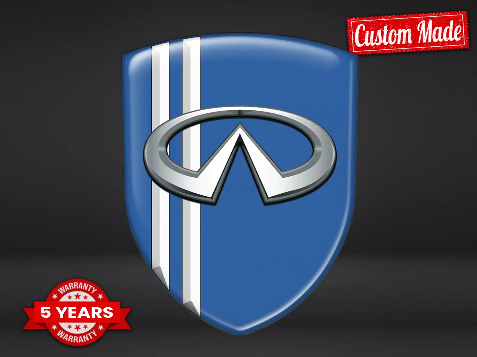 Infiniti Pegatinas En Relieve Duraderas Premium Máximo 